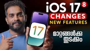 iOS 17 Beta 8 Released |. What's NEW ?- in Malayalam