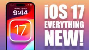 iOS 17 Released! Every Single New Feature!