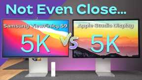 Samsung ViewFinity S9 5K vs Apple Studio Display