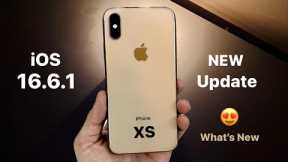 iPhone X - New Update iOS 16.6.1 - IOS 16.6.1 New features & Changes iPhone XS