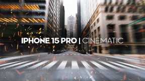 iPhone 15 Pro | Cinematic Short Film | 4K ProRes LOG Footage
