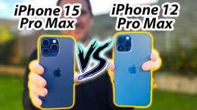 iPhone 15 Pro Max Vs iPhone 12 Pro Max - YOU SHOULD UPGRADE NOW!!