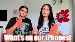 📱What's on our iPHONES 2023! 📱| Emma and Ellie