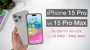 iPhone 15 Pro / Pro Max In-Depth Review (vs 14 Pro / Pro Max)