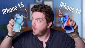 iPhone 15 VS iPhone 14 -- A HUGE Upgrade!?