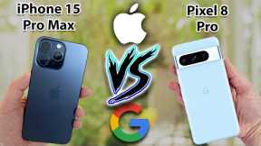 Pixel 8 Pro Vs iPhone 15 Pro Max REVIEW of Specs!