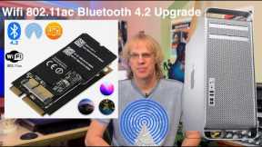 Mac Pro 5,1 Bluetooth 4.2 and Wifi 802 11ac Upgrade!