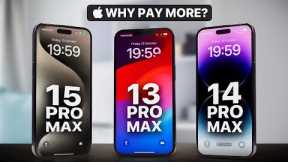 iPhone 15 Pro Max vs 14 Pro Max vs 13 Pro Max — The Biggest Problem You Should Know...