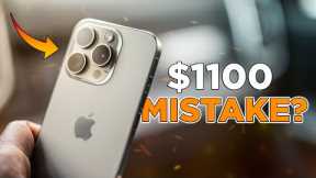 BUYERS REMORSE? 2 WEEKS LATER with the iPhone 15 Pro....