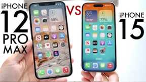 iPhone 15 Vs iPhone 12 Pro Max! (Comparison) (Review)