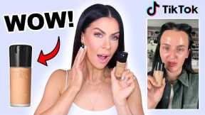 TESTING THE VIRAL NEW MAC FOUNDATION! MAC Studio Radiance Foundation Review + Wear Test!
