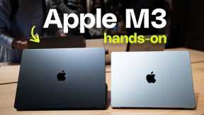 Hands-on with Apple’s new M3 lineup