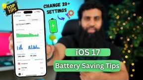 IOS 17 battery saving tips | iOS 17 Battery Drain Problem on iPhones ft Wondershare Recoverit