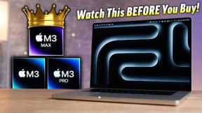 M3 vs M3 Pro vs M3 Max - New MacBook Pro Buyer's Guide!