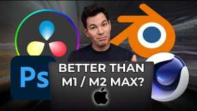 Macbook Pro M3 Max: Real World Tests with Resolve, Red, Cinebench, Blender & Photoshop