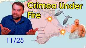 Update from Ukraine | Ruzzian Military base on fire in Crimea | The Kerch bridge is doomed