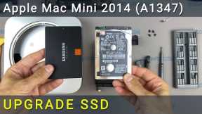 Apple Mac Mini 2014 (A1347) Upgrade and install SSD or Hard Drive replacement