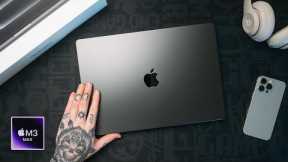 MacBook Pro M3 Max Unboxing | SPACE BLACK 💻🔥