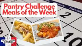 Pantry Challenge Meals of the Week #frugalliving #pantrychallenge #meals #mealsoftheweek #food