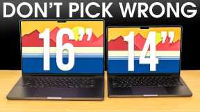 DON'T WASTE Your MONEY! 14 vs 16 MacBook Pro M3