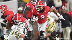 INSTANT REACTION: UGA Football Beats Georgia Tech 31-23 To Secure Undefeated Regular Season