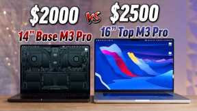 14 vs 16 M3 Pro MacBook Pro - Worth $500 MORE?!