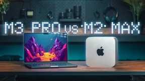 UNEXPECTED Results! MacBook Pro M3 Pro vs Mac Studio M2 Max