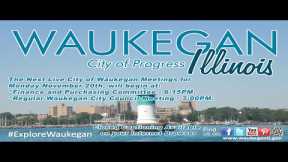 2023-11-20 City of Waukegan Finance and Purchasing Committee and City Council Meetings