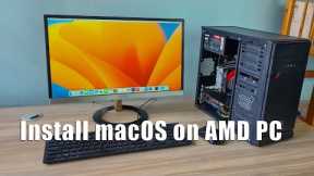 How to install macOS on AMD PC
