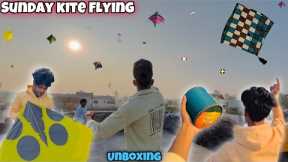 Sunday Kite Flying Vlog😍 || Unboxing Monofill Gattu😱 || Old Packing🔥 || Kite Fight With Friends