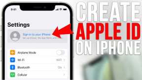 How to create a new Apple ID on iPhone! [2023]