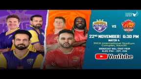 Live - Bhilwara Kings VS Gujarat Giants | Legends League Cricket 2023 | Match 4