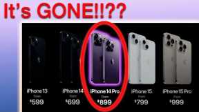 Why Apple STOPPED Selling the iPhone 14 Pro Max BUT Sells the iPhone 14?