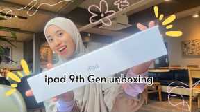 ipad 9th gen unboxing🍎 | Ipad accessories, ipad or laptop medstudent? + english tips 📖