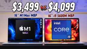 M1 Max vs Intel 16 MacBook Pro: Just Benchmark Madness!