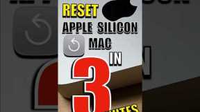 Factory Reset Apple Silicon Mac in 3 Minutes shorts [EXCERPT]