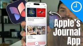 Hands On: Apple's New Journaling App | The Journal App for Non-Journalers