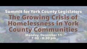 York County Summit on Homelessness