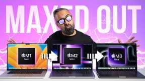 M3 Max vs M2 Max vs M1 Max - 16 MacBook Pro