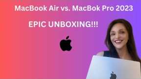 💻 MacBook Air vs. MacBook Pro 2023 Unboxing for Online Musicians  #musictechdigitalstudio