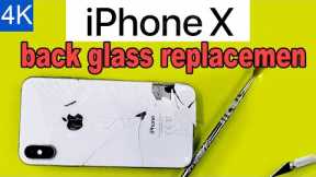 iPhone X back glass replacement | How to Replace iPhone Back Glass