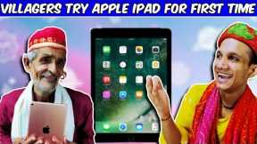 Villagers Try Apple iPad For First Time ! Tribal People Try Apple iPad For First Time