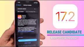 iOS 17.2 RC Released 🔥 Features & Changes