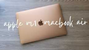 NEW M1 MacBook Air Gold Unboxing