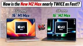 M1 Max vs M2 Max 16 MacBook Pro: Apple wasn't kidding.. 🤯