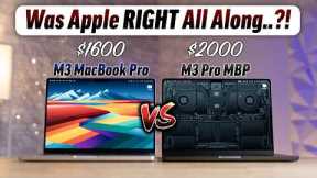 M3 vs M3 Pro MacBook Pro after 1 Month - WERE WE WRONG?!