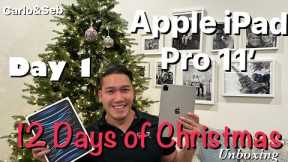 Day 1: 12 Days of Christmas Unboxing ￼- APPLE IPAD PRO and SETUP | Carlo&Seb