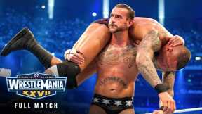 FULL MATCH — CM Punk v. Randy Orton: WrestleMania XXVII