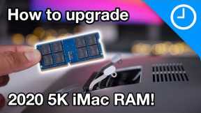 2020 5K 27-inch iMac Memory Upgrade - Save $2000 on 128GB!