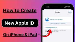 How to Create New Apple ID on Any iPhone! 2024